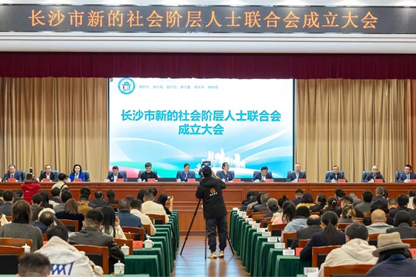 長(zhǎng)沙市新階聯(lián)成立:友誼國(guó)際董事長(zhǎng)張海岸當(dāng)選名譽(yù)主席